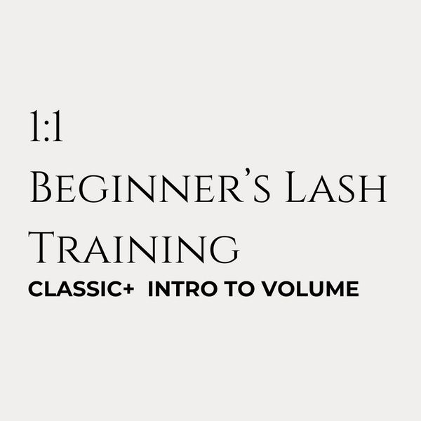 1:1 Beginner's Lash Training May 27-29